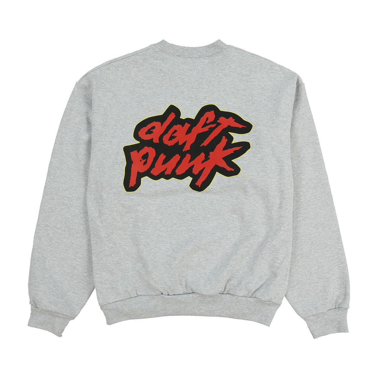 Classic Daft Punk Logo Grey Crewneck Sweatshirt